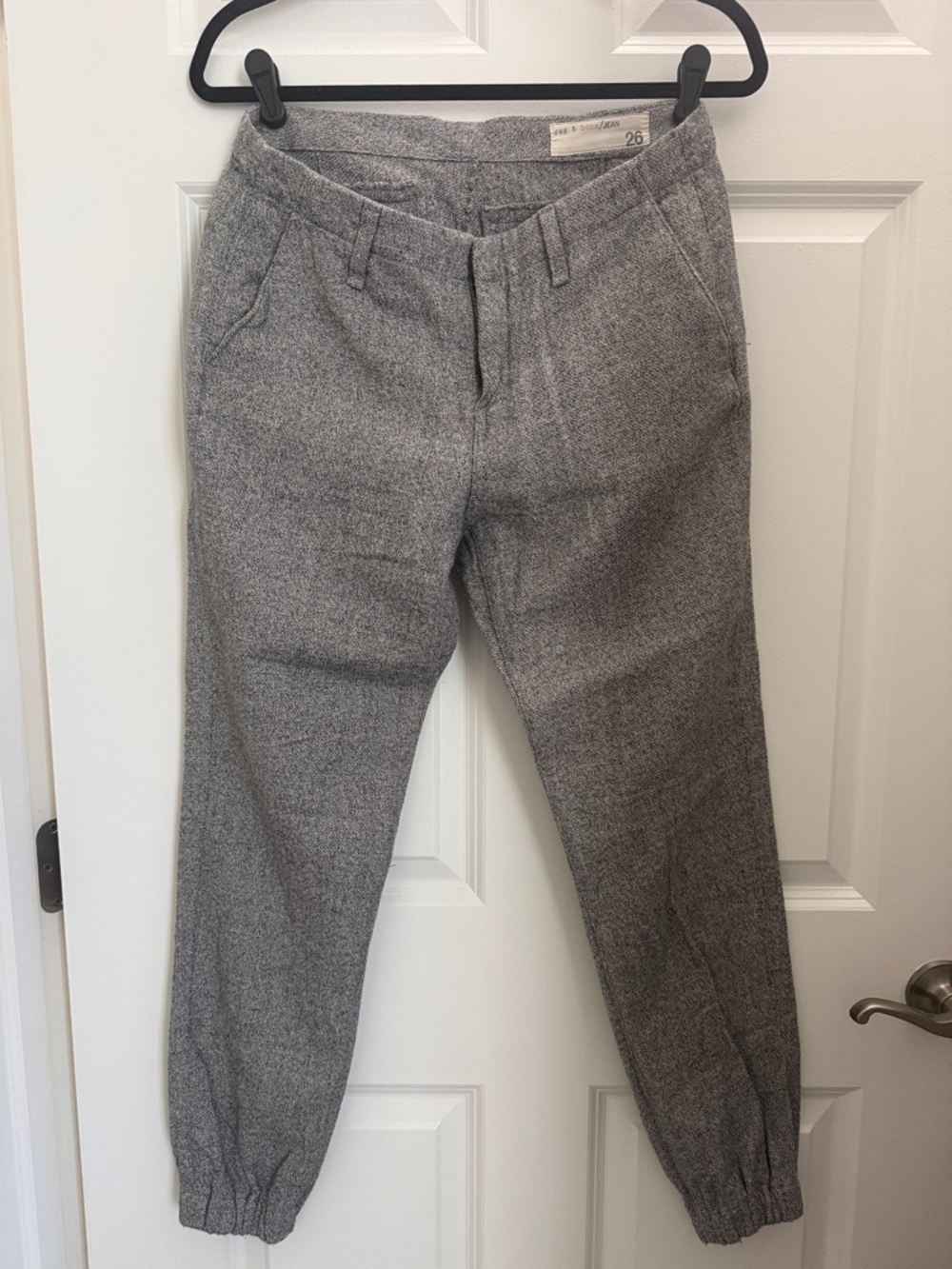 Rag & Bone Gray Womens Tailored Jogger Pants
